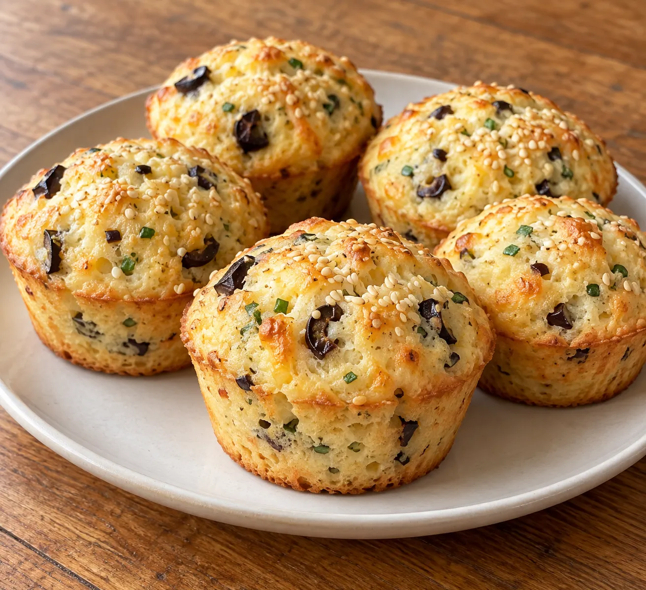 Cheese and Olive Muffins