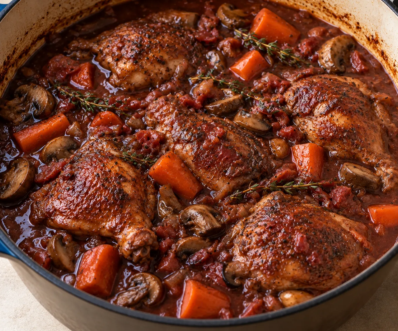 Chicken Bourguignon