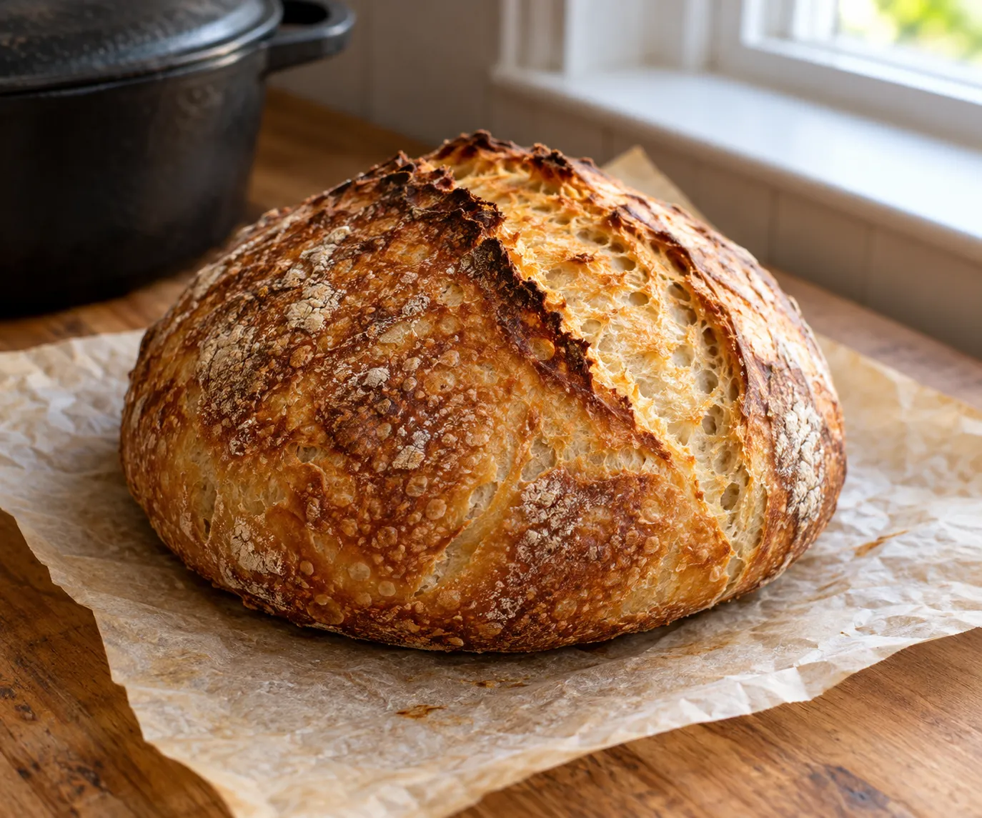 No-Knead Dutch Oven Bread