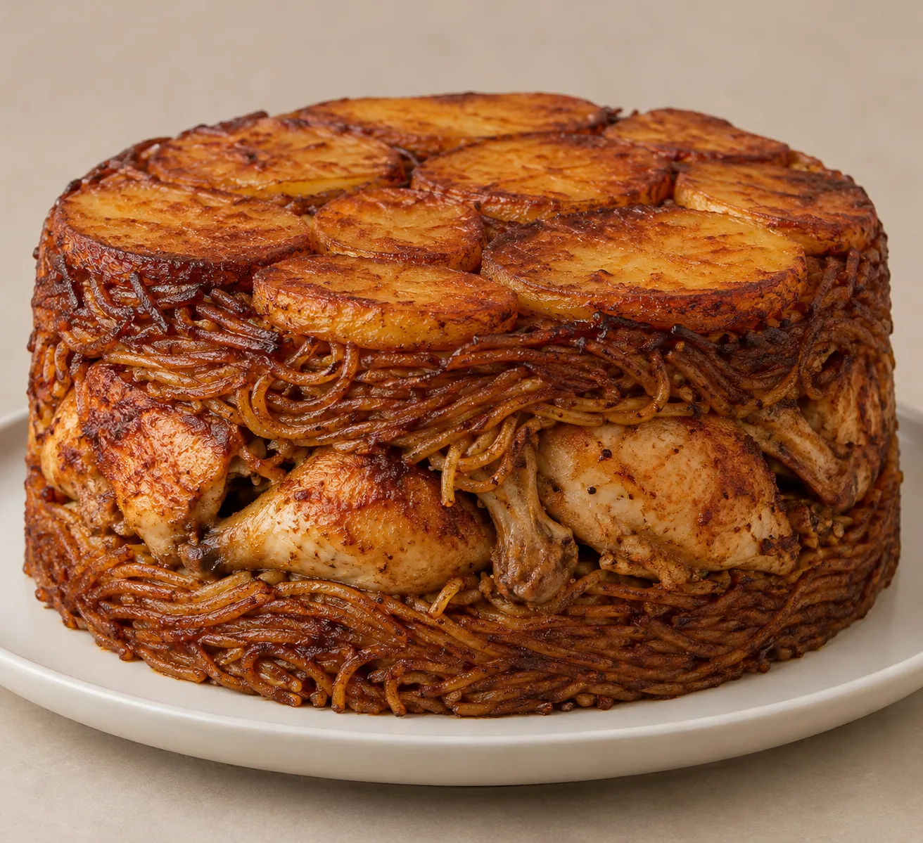 Spaghetti Chicken Hamin