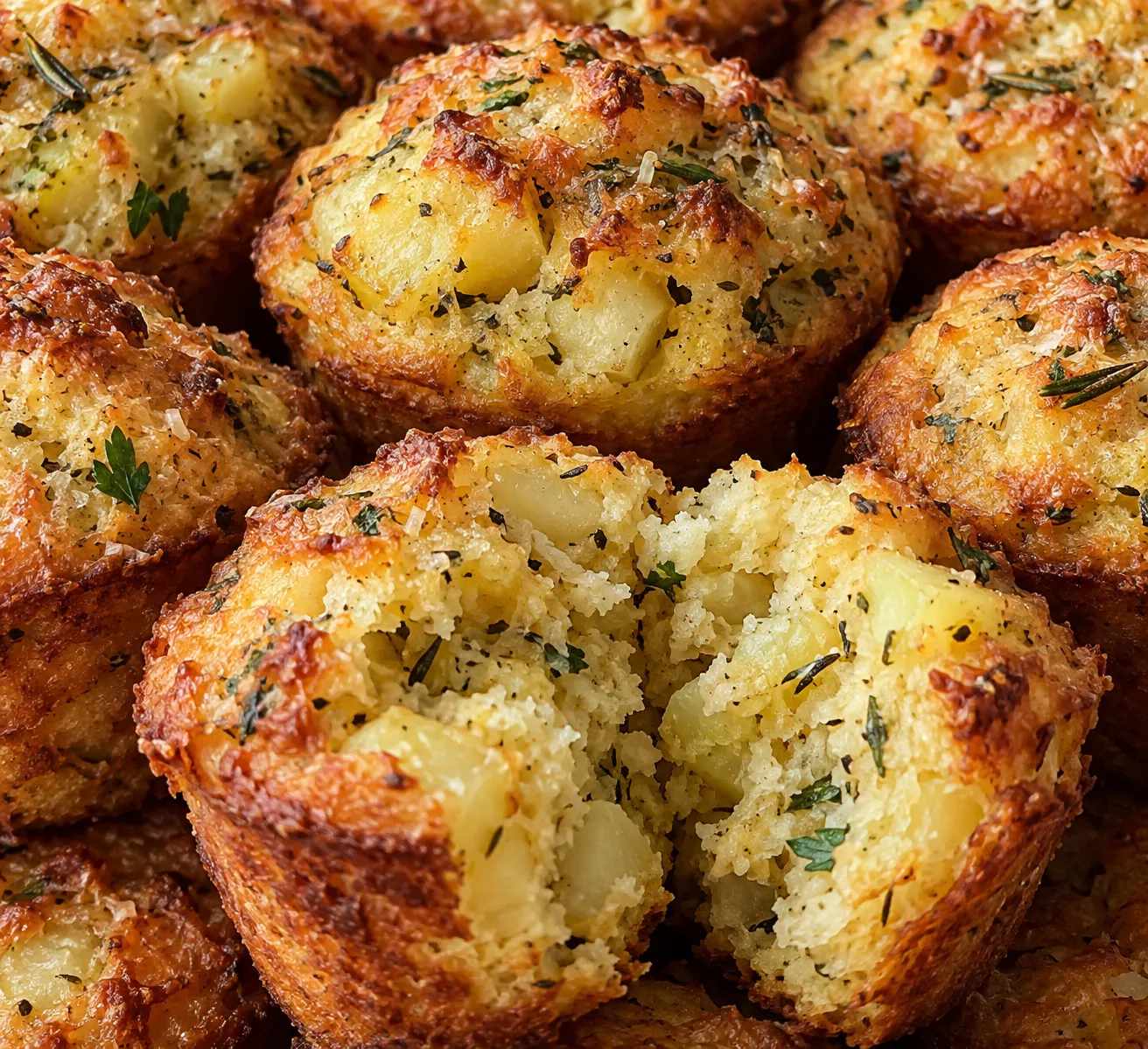Herbed Potato Muffins
