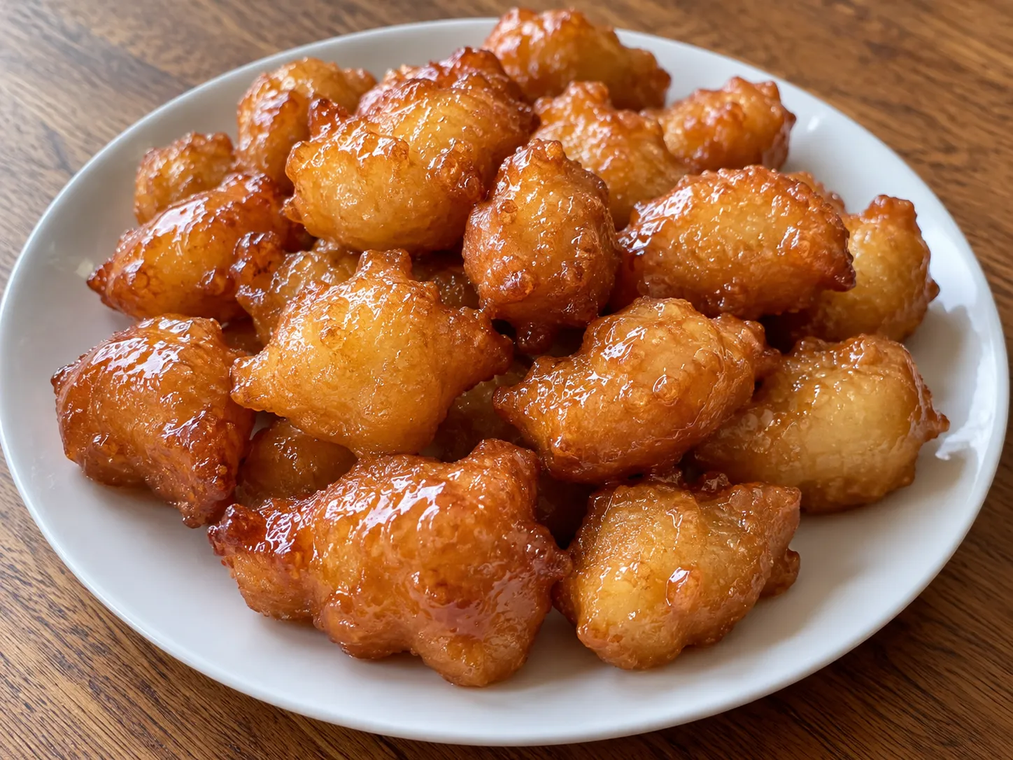 Zalabia (Fried Dough Puffs in Syrup)